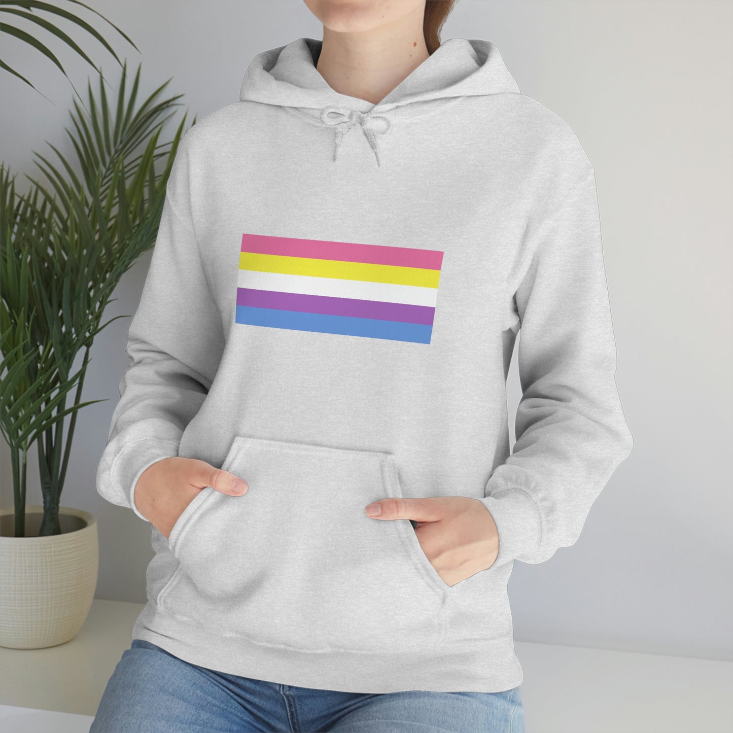 Bigender Flag Hooded Sweatshirt