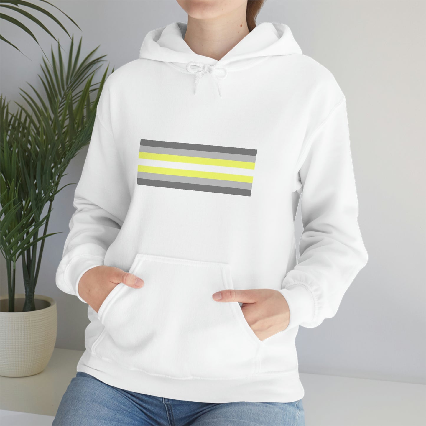 Demigender Flag Hooded Sweatshirt