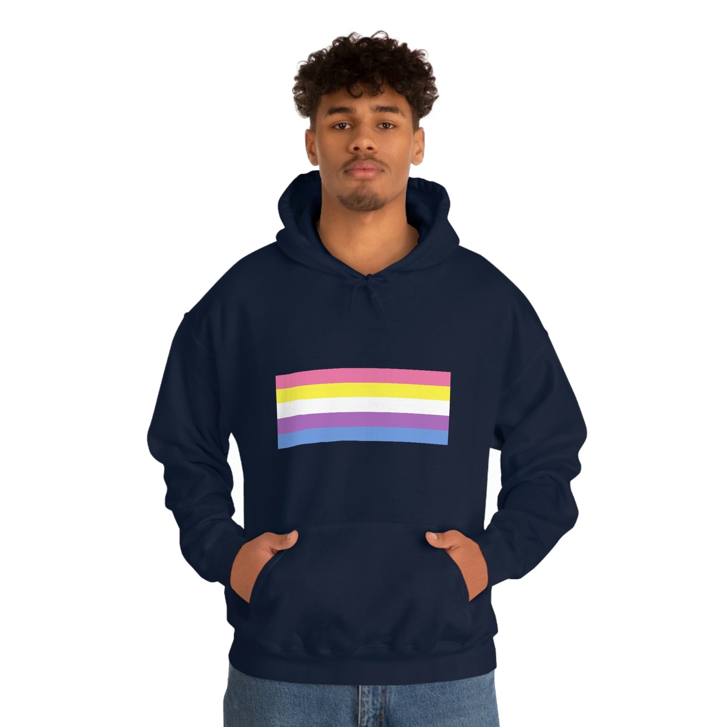 Bigender Flag Hooded Sweatshirt