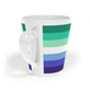 MLM Pride Flag Latte Mug, 12oz