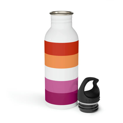 Lesbian Pride Flag Stainless Steel Water Bottle