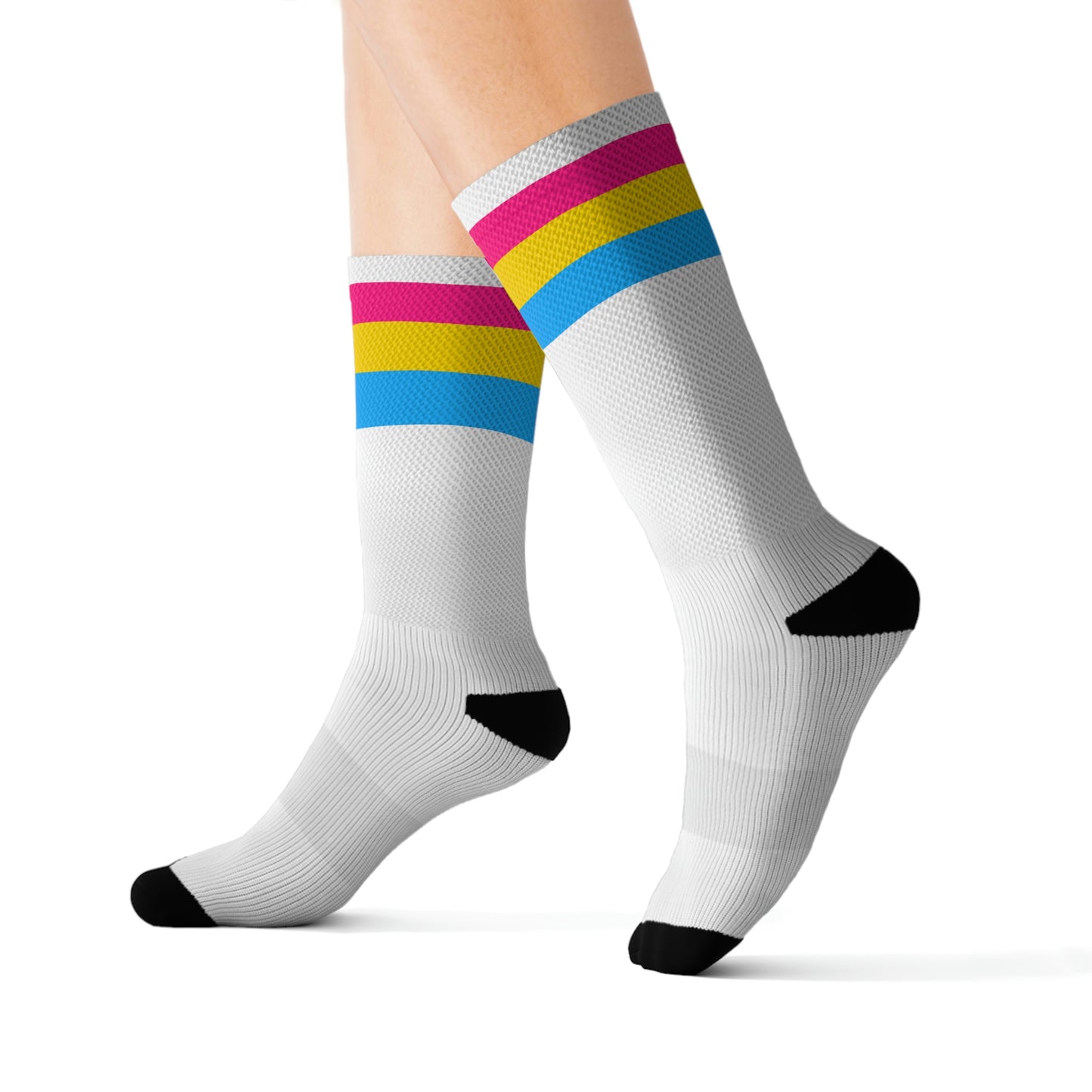 Pansexual Flag Crew Socks