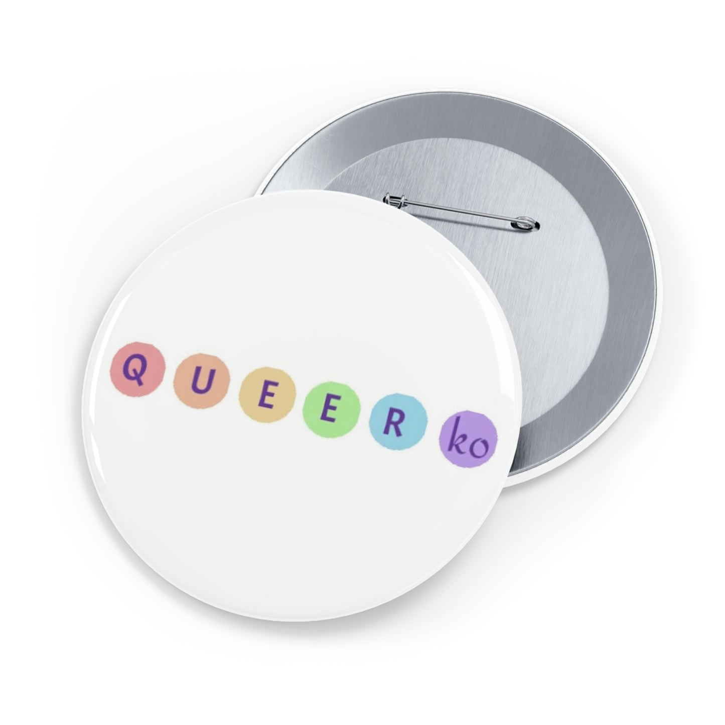 QUEERko Brand Round Pins