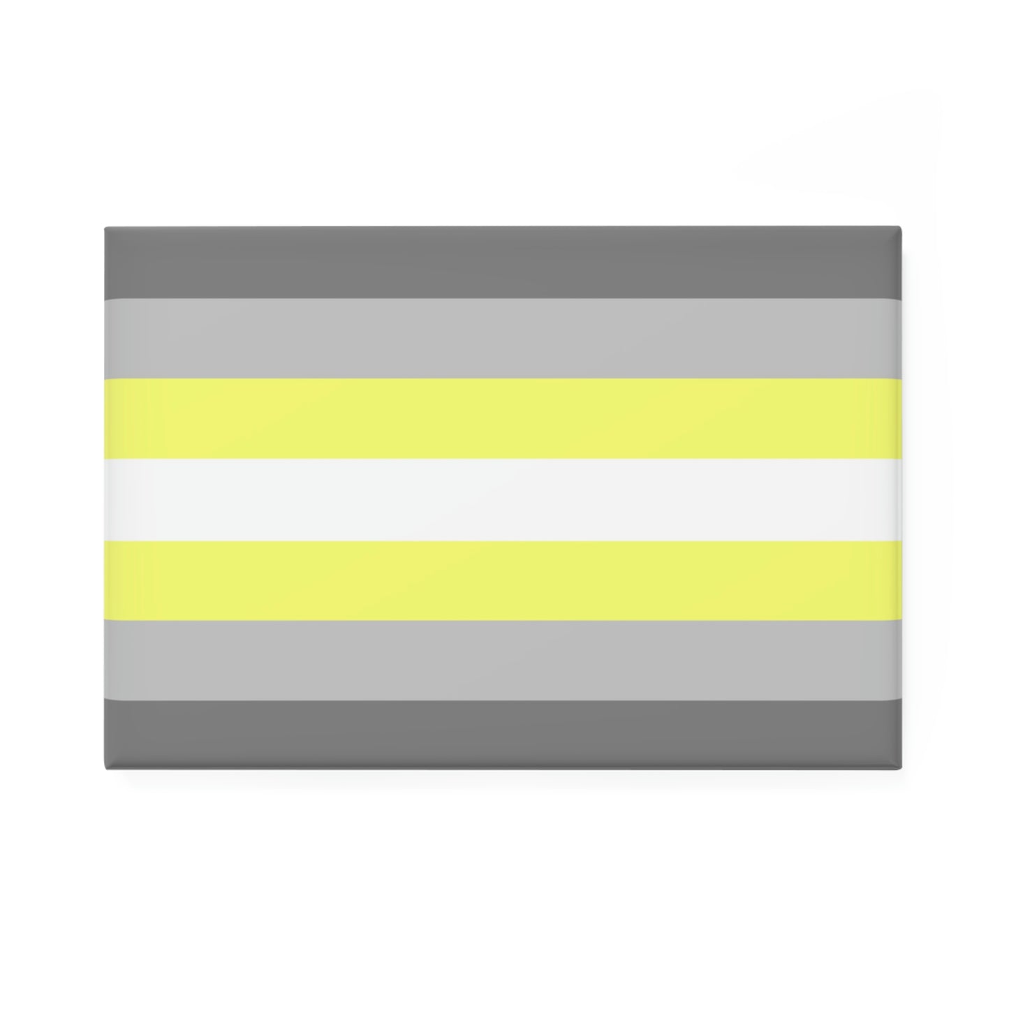 Button Magnet, Demigender Pride Flag