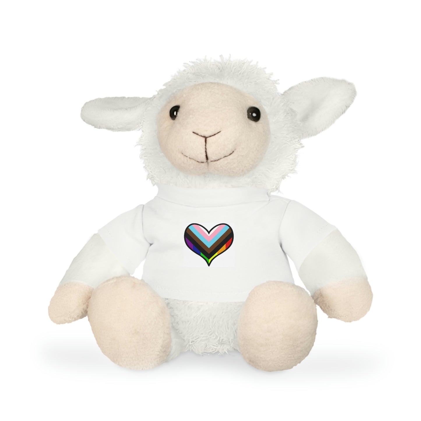 Plush Toys with Progress Flag T-Shirt