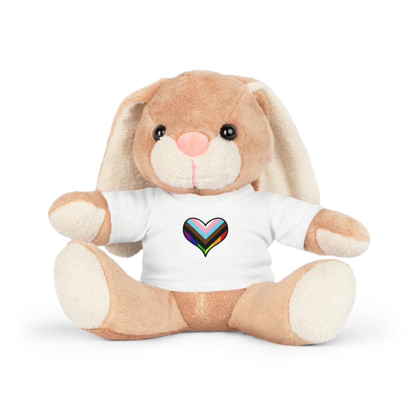 Plush Toys with Progress Flag T-Shirt