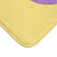 Intersex Flag Bath Mat, pencil crayon colours