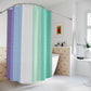MLM Flag Shower Curtain, pencil crayon colours