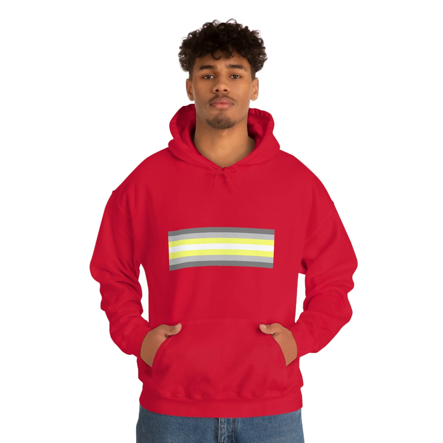 Demigender Flag Hooded Sweatshirt