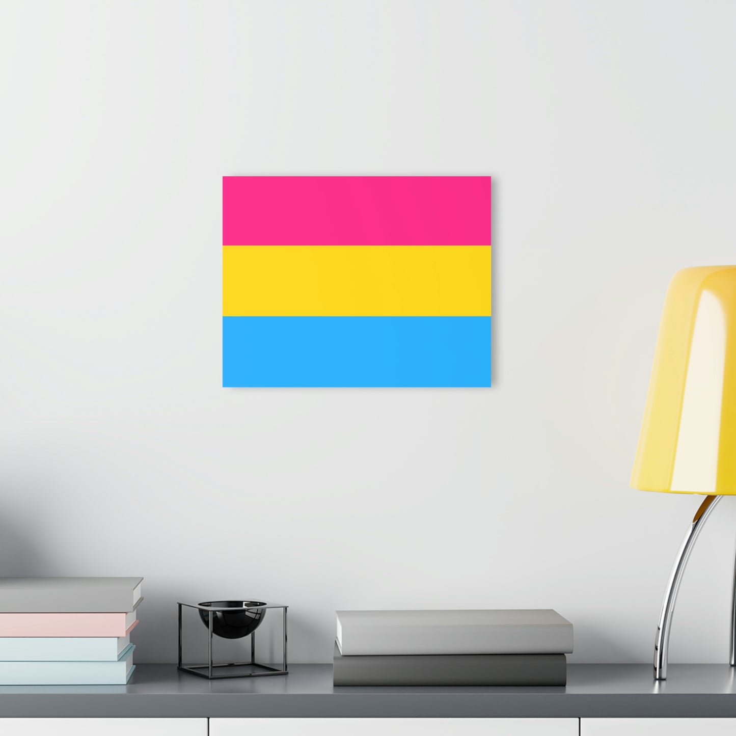 Pansexual Acrylic Prints (with French Cleat Hanging)