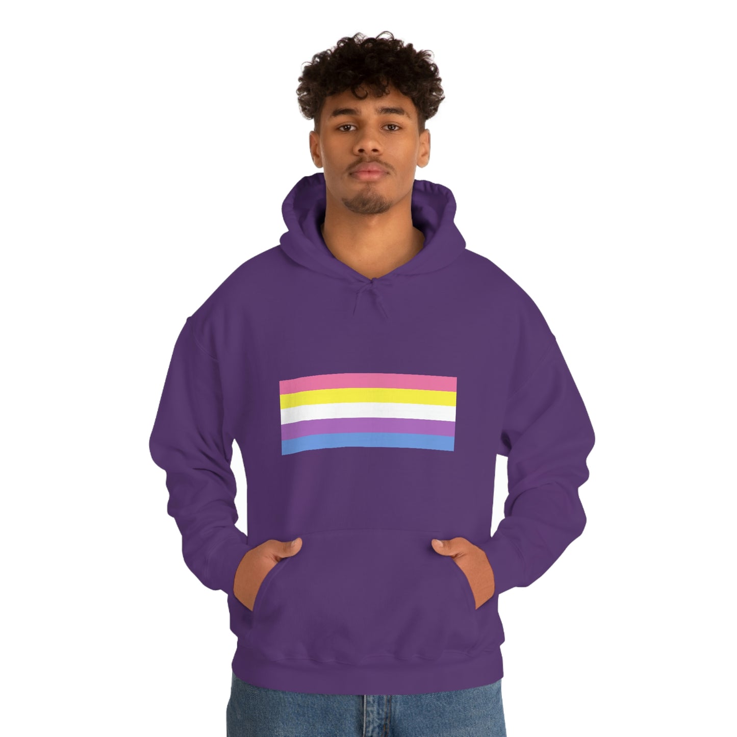 Bigender Flag Hooded Sweatshirt