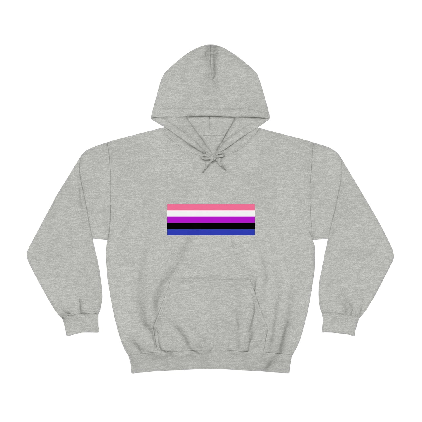 Genderfluid Flag Hooded Sweatshirt