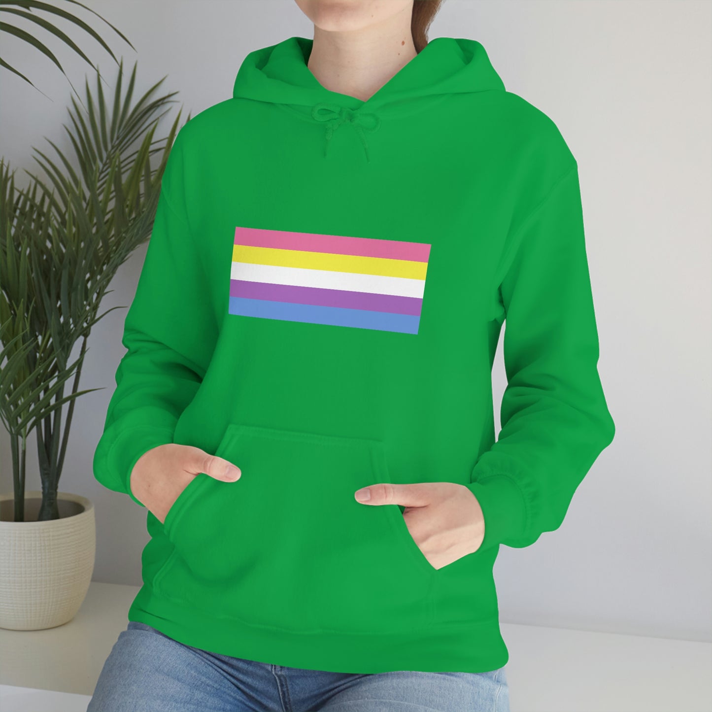 Bigender Flag Hooded Sweatshirt