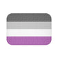 Asexual Flag Bath Mat, pencil crayon colours