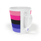 Omnisexual Pride Flag Latte Mug, 12oz