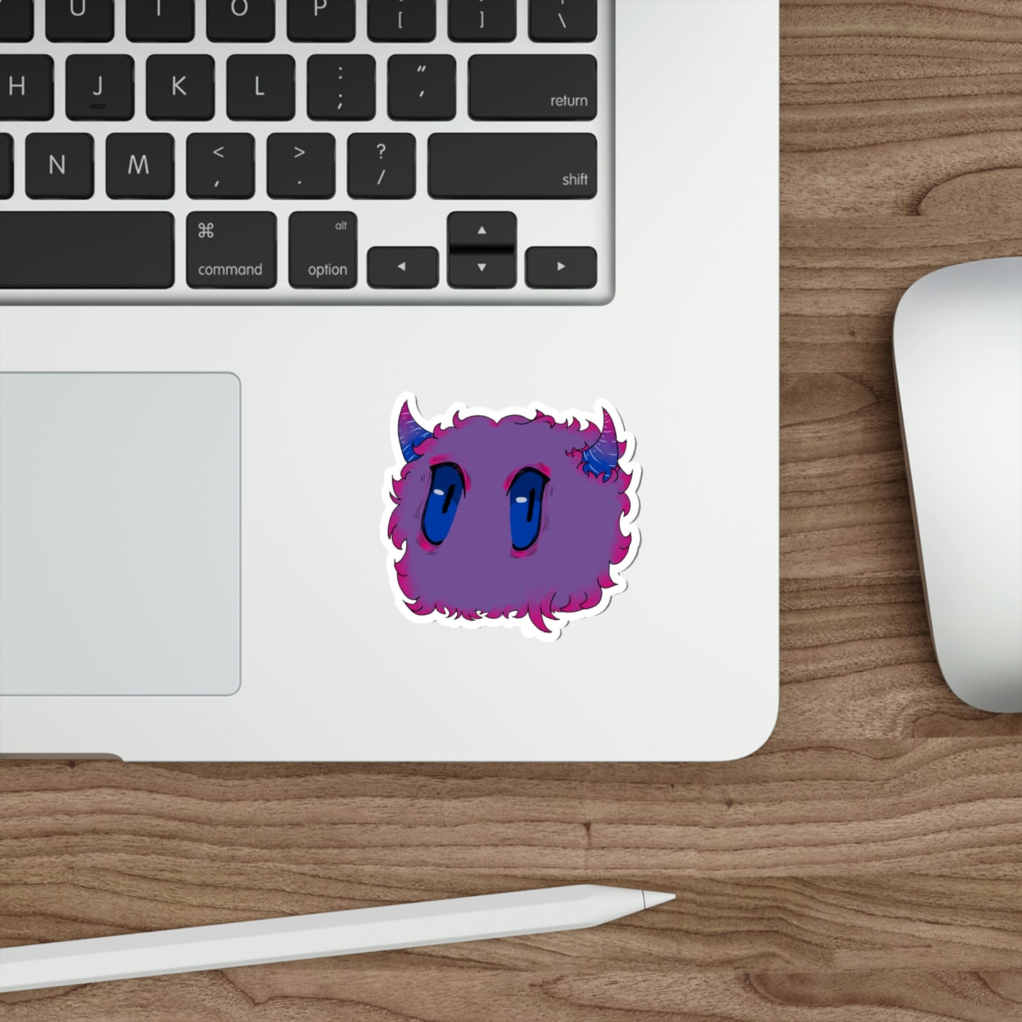 Fluffy Monster Sticker - Bisexual