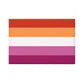 Button Magnet, Lesbian Pride Flag