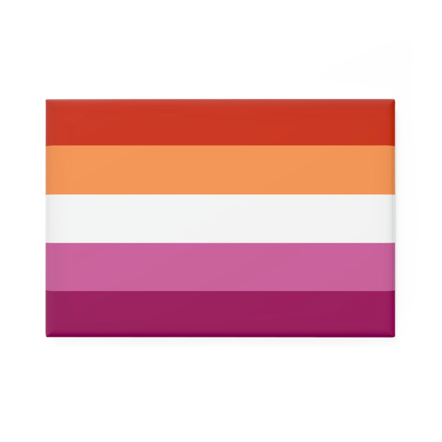 Button Magnet, Lesbian Pride Flag