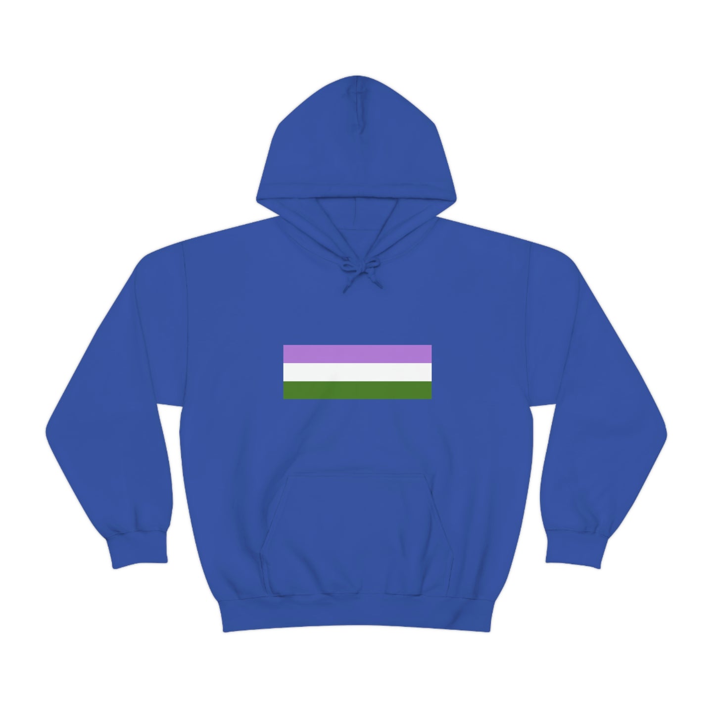 Genderqueer Flag Hooded Sweatshirt