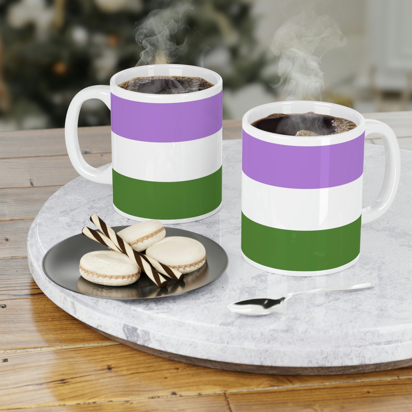 Genderqueer Pride Flag Mug (11oz\15oz\20oz)