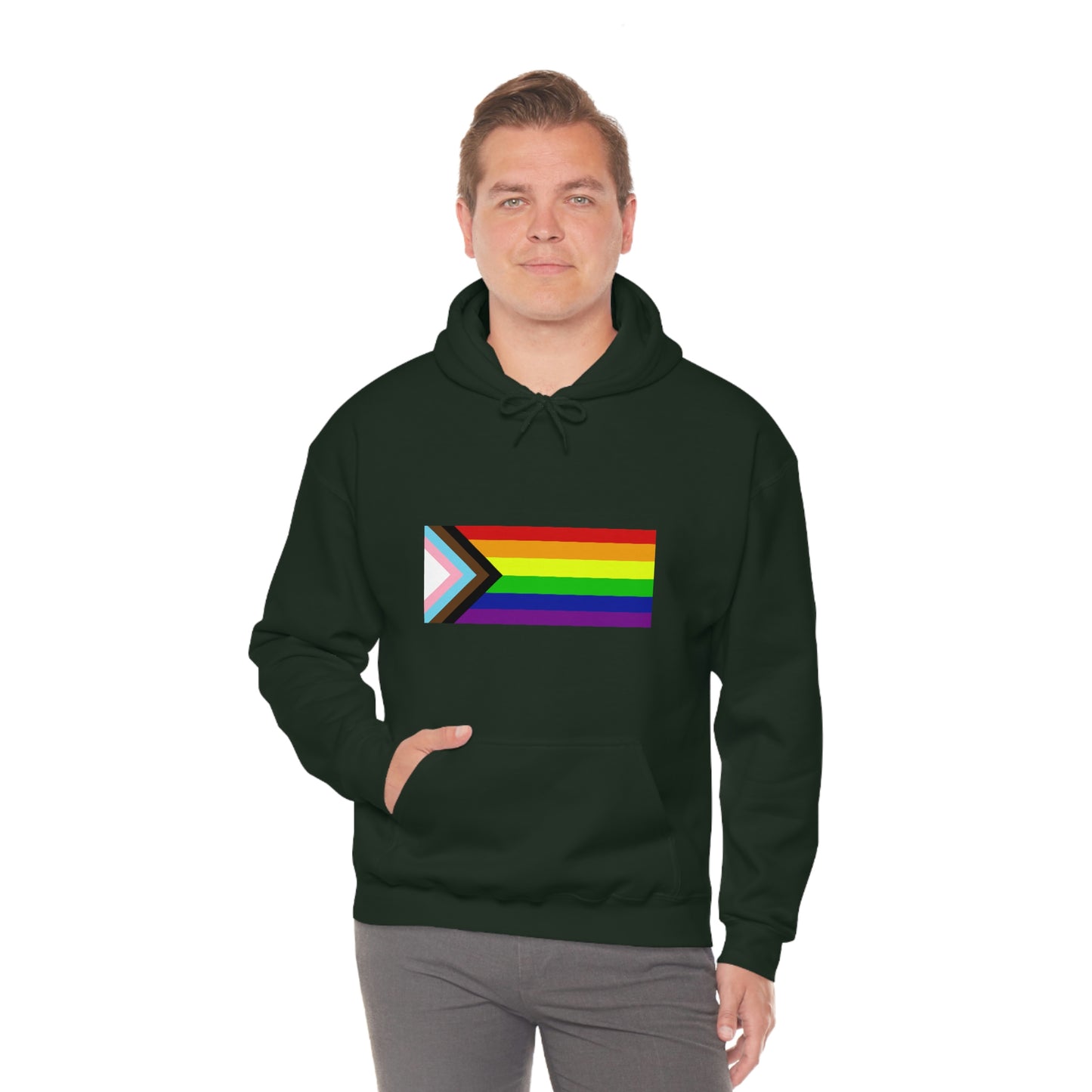 Progress Pride Flag Hooded Sweatshirt