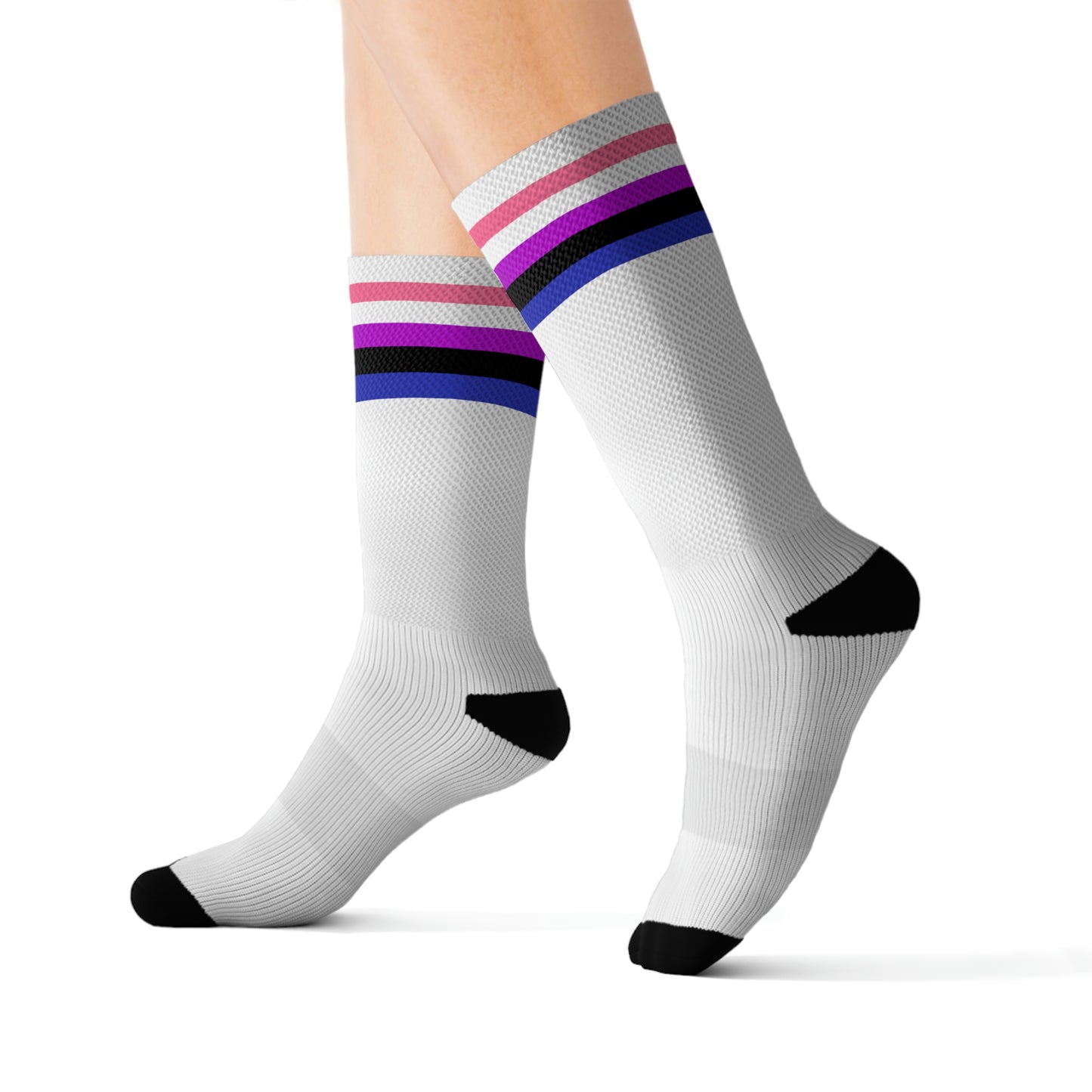 Genderfluid Flag Crew Socks