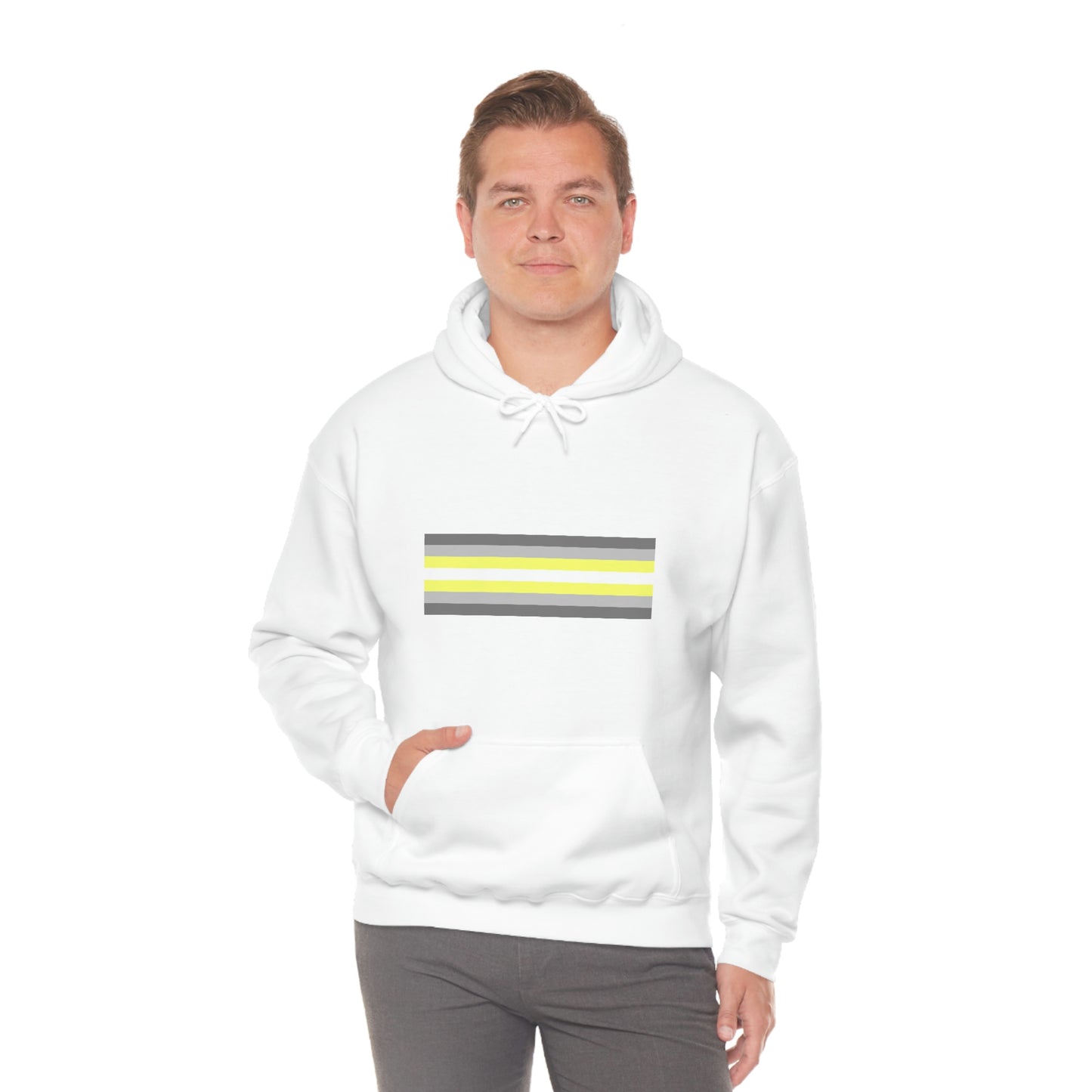 Demigender Flag Hooded Sweatshirt