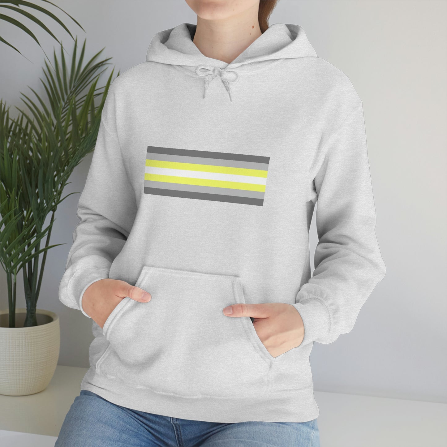 Demigender Flag Hooded Sweatshirt