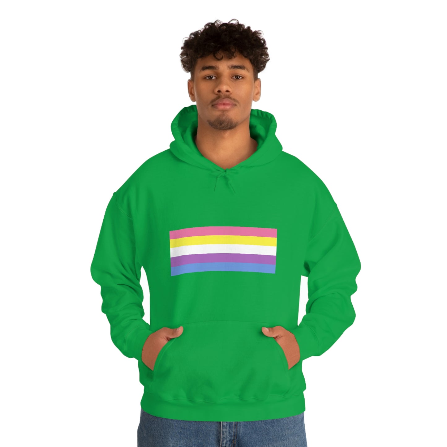 Bigender Flag Hooded Sweatshirt