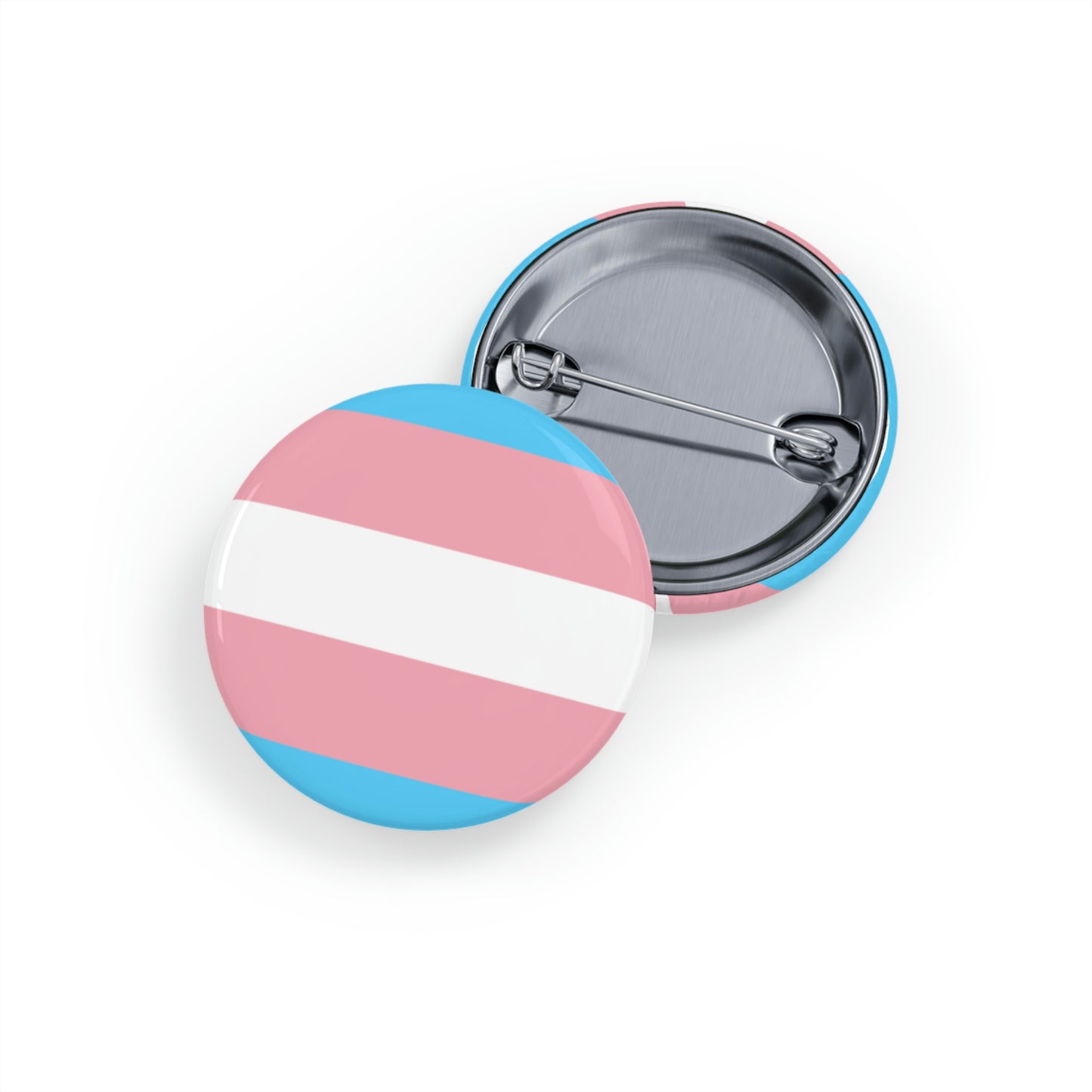 Transgender Pride Flag Round Pins