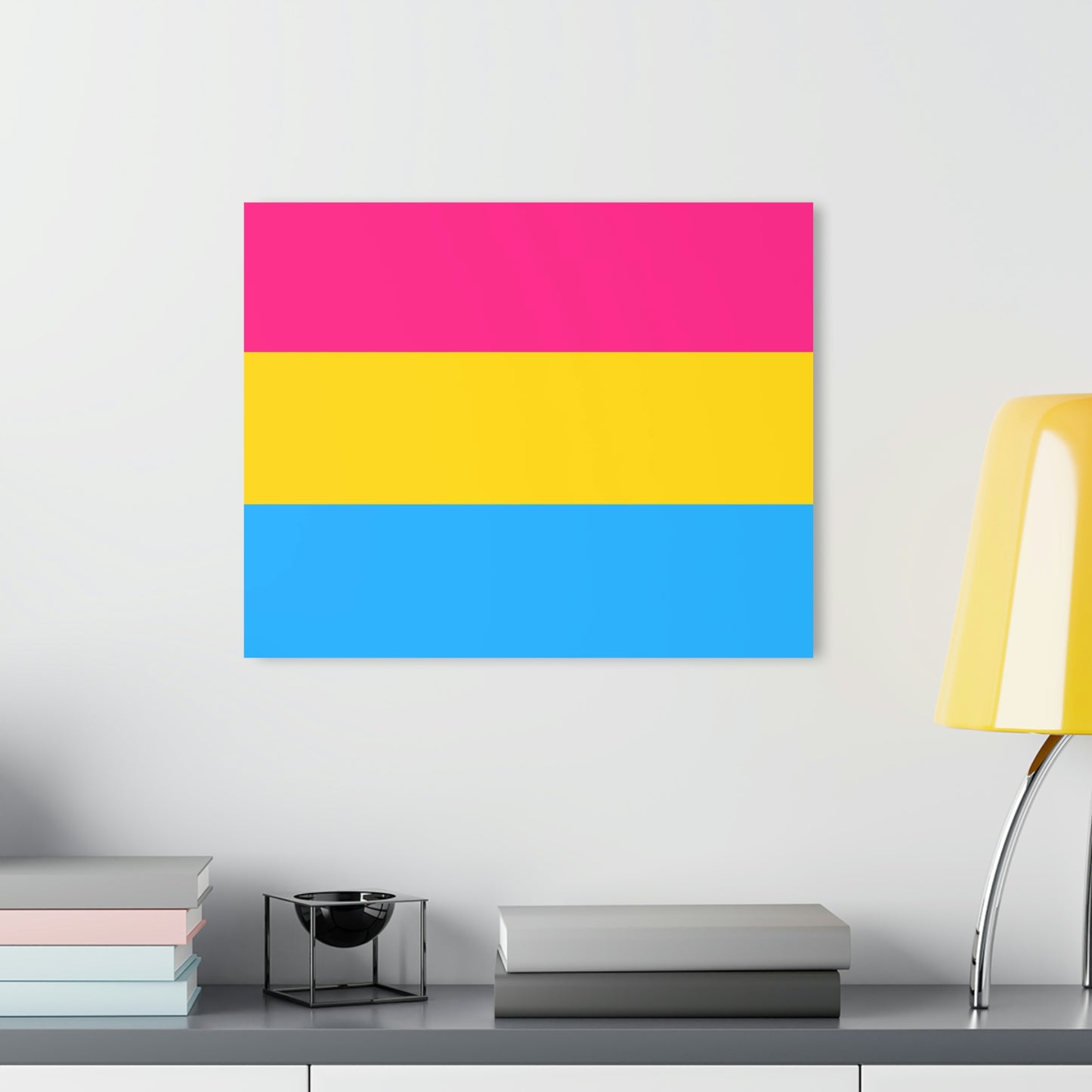 Pansexual Acrylic Prints (with French Cleat Hanging)