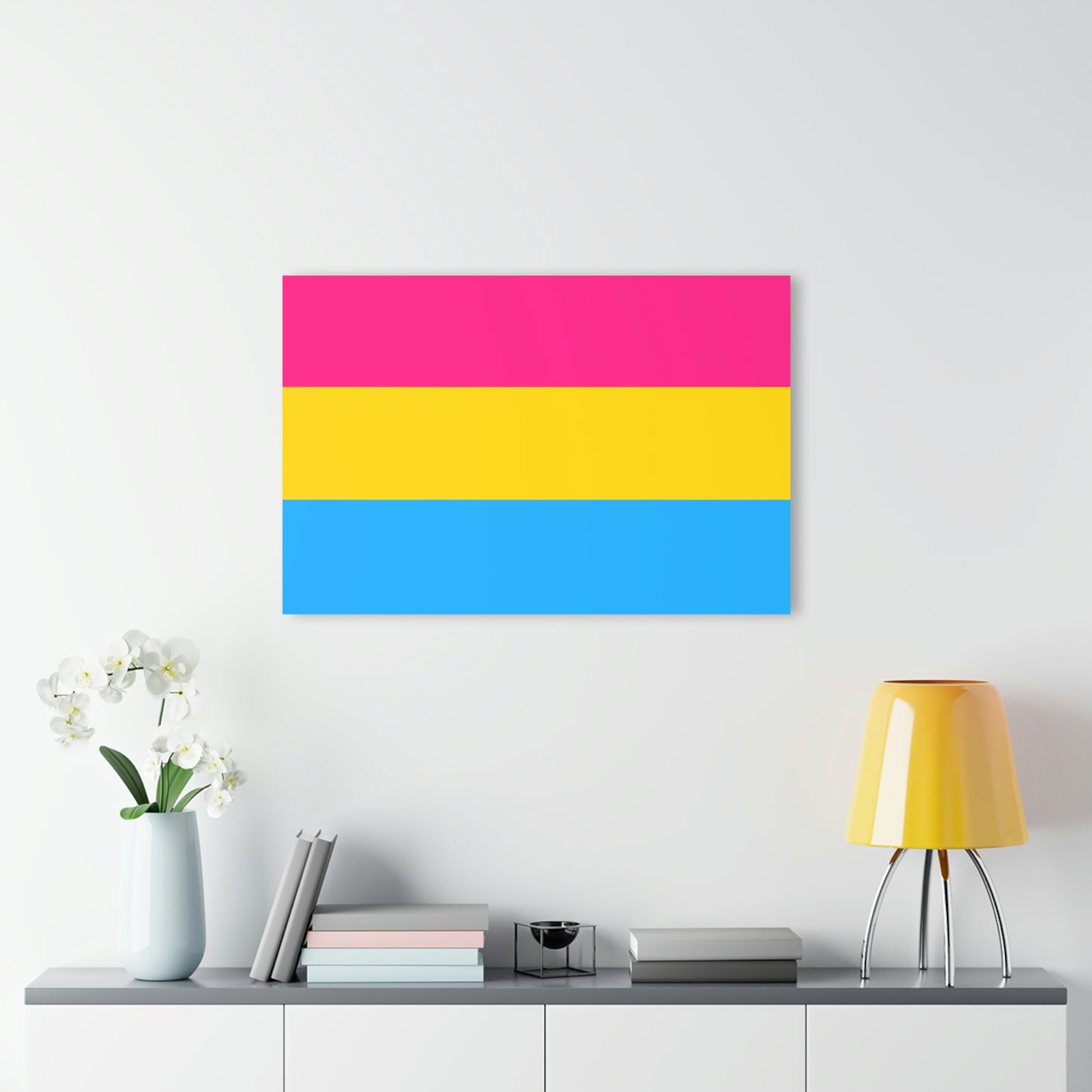 Pansexual Acrylic Prints (with French Cleat Hanging)