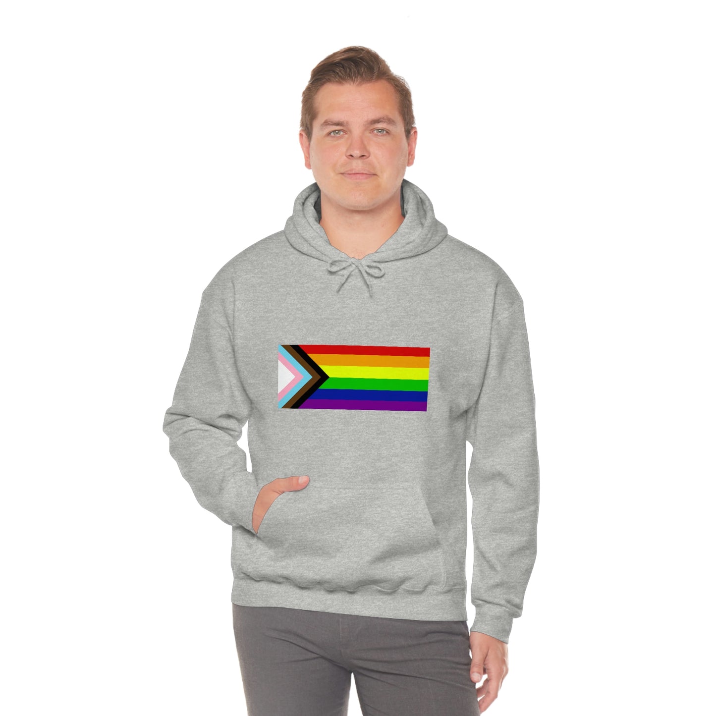 Progress Pride Flag Hooded Sweatshirt