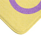 Intersex Flag Bath Mat, pencil crayon colours