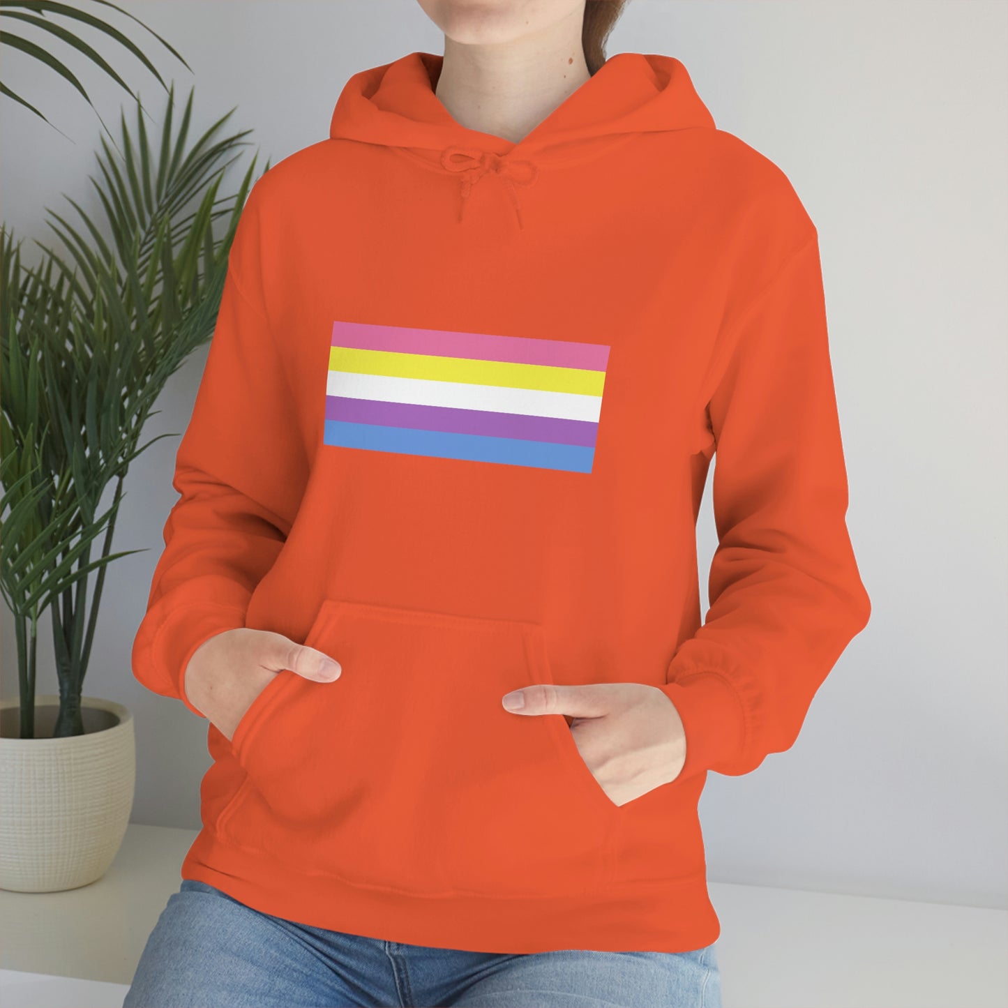 Bigender Flag Hooded Sweatshirt