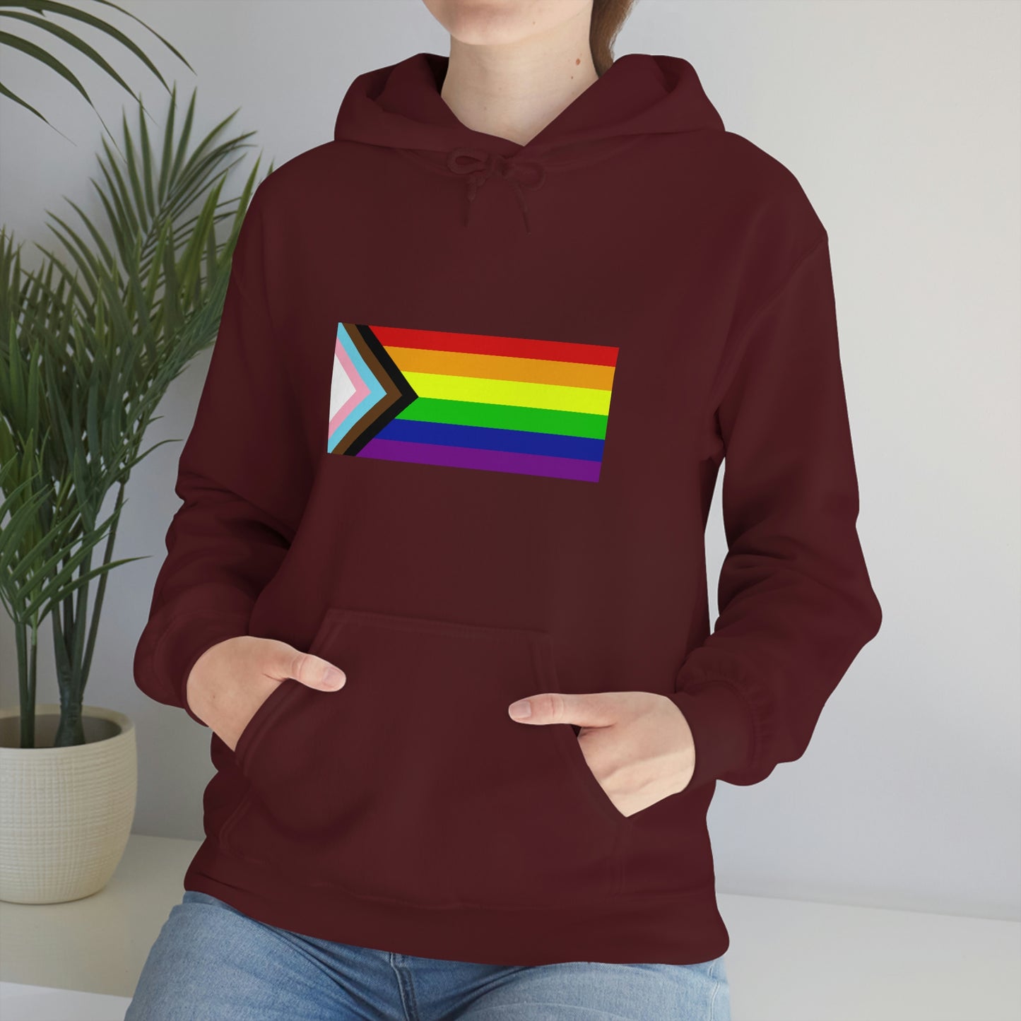 Progress Pride Flag Hooded Sweatshirt