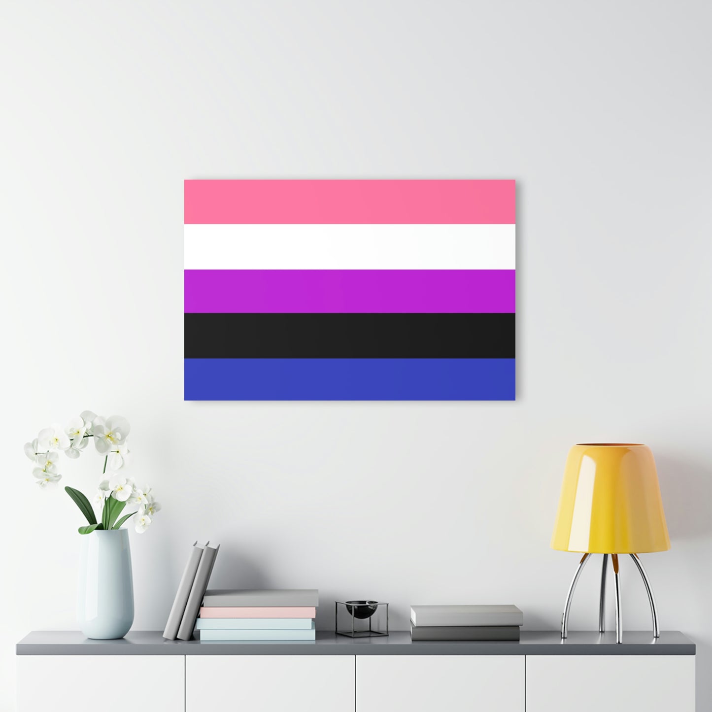 Genderfluid Acrylic Prints (with French Cleat Hanging)