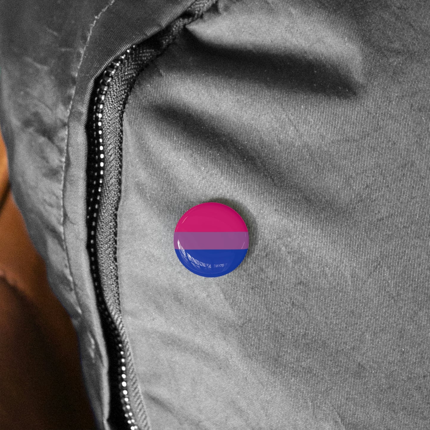 Bisexual Pride Flag Round Pins