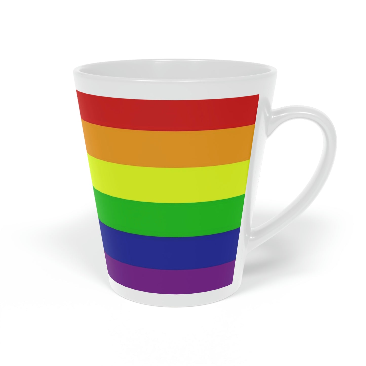 Progress Pride Flag Latte Mug, 12oz