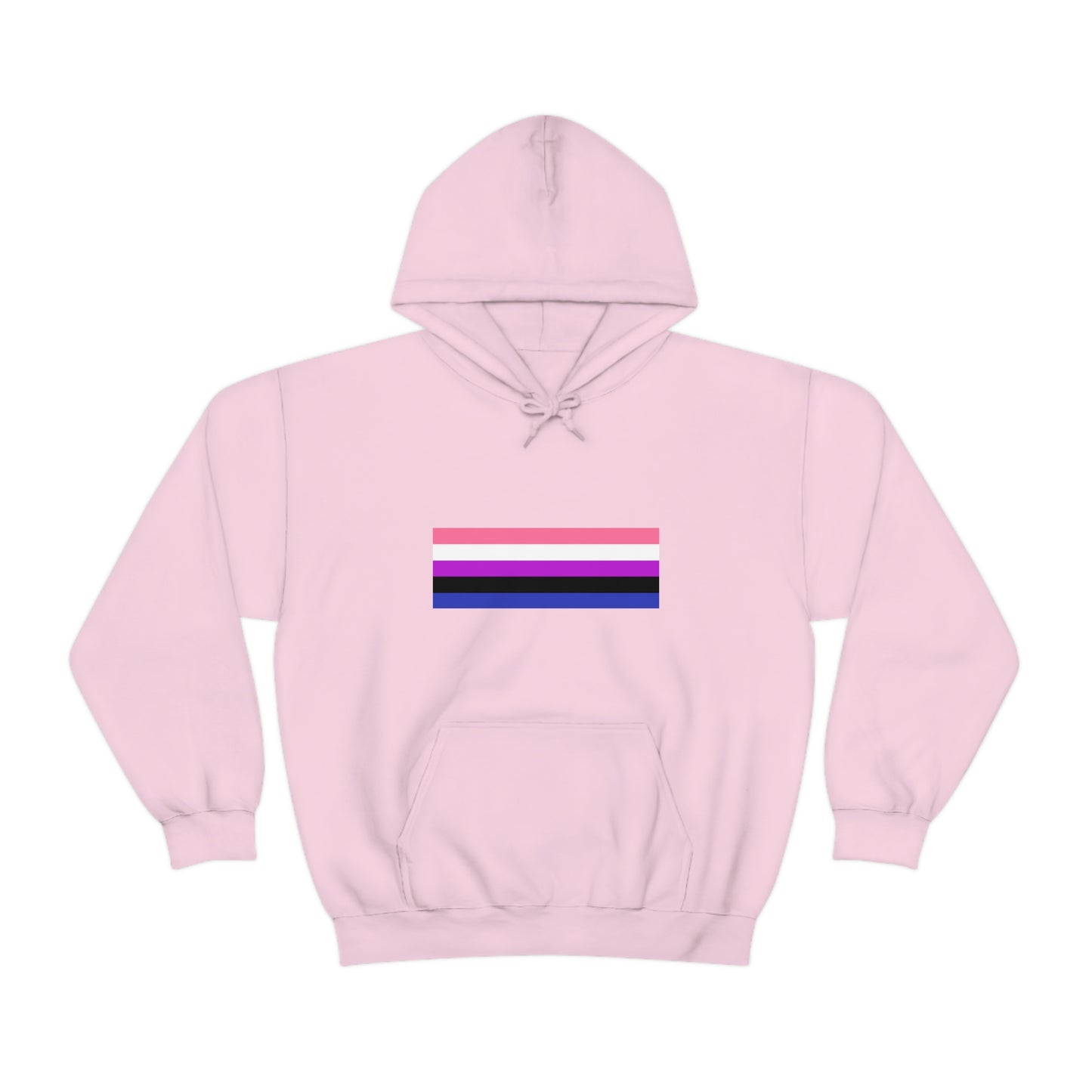 Genderfluid Flag Hooded Sweatshirt