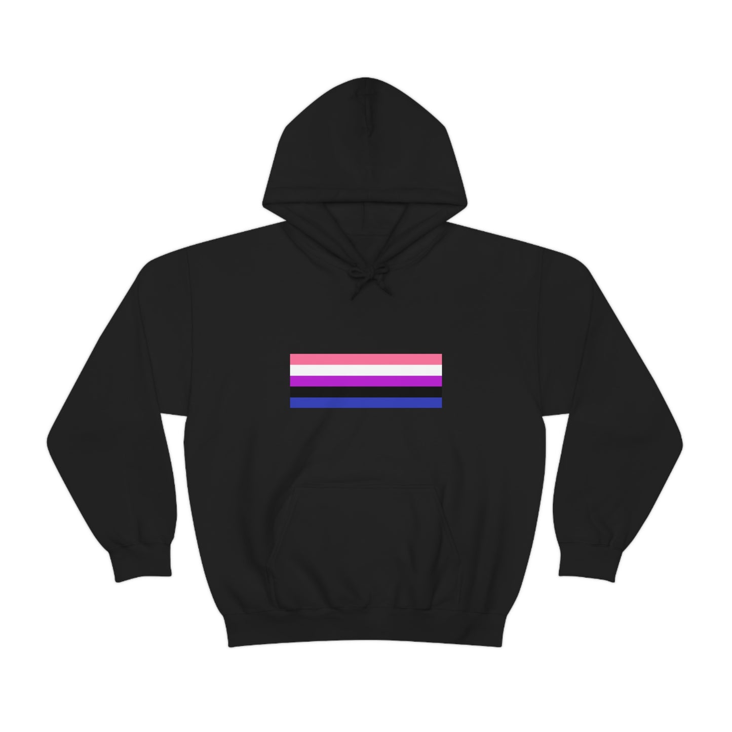 Genderfluid Flag Hooded Sweatshirt