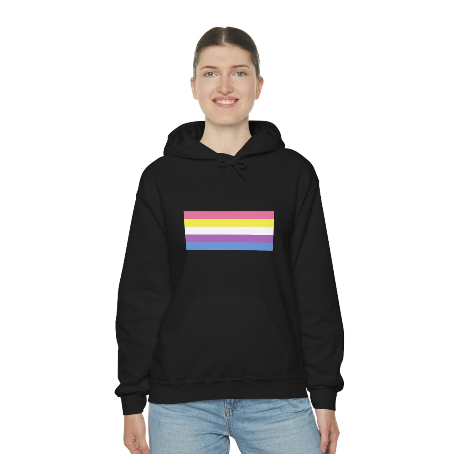 Bigender Flag Hooded Sweatshirt