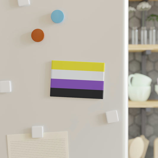 Button Magnet, Non-Binary Pride Flag