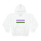 Genderqueer Flag Hooded Sweatshirt