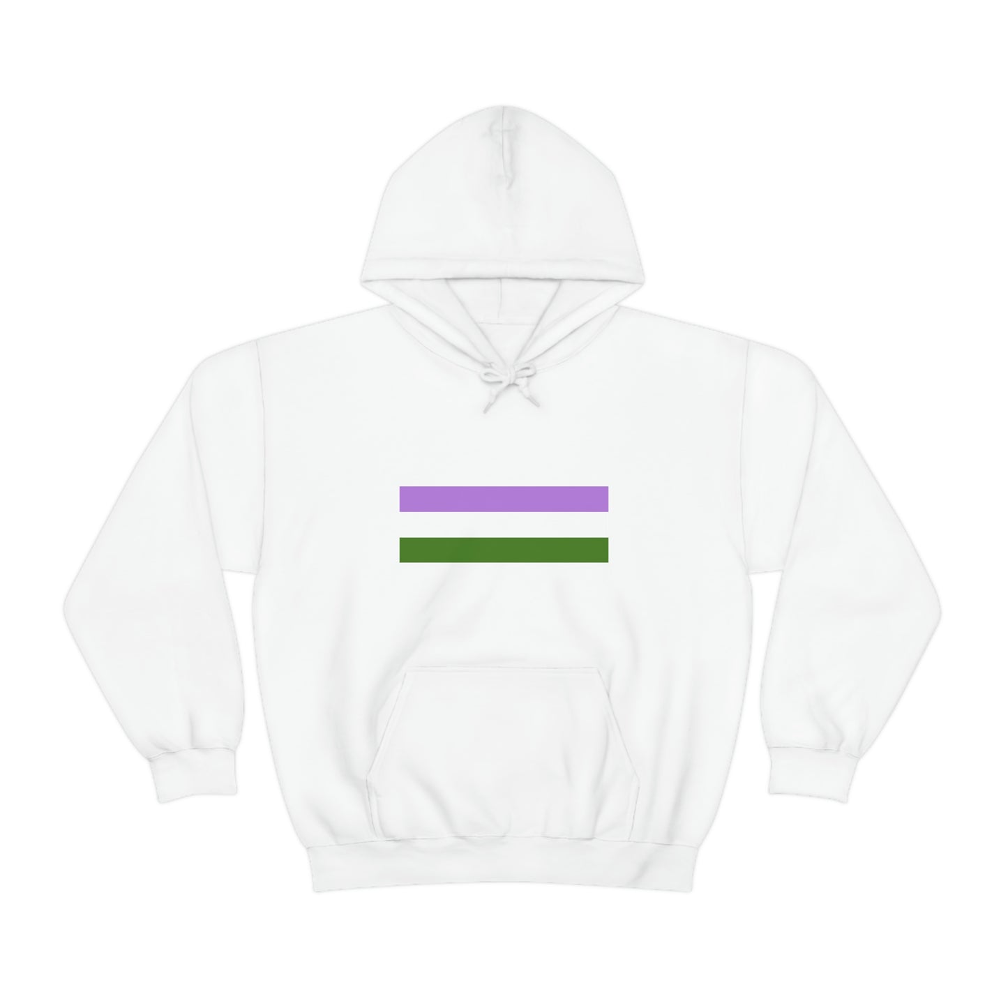 Genderqueer Flag Hooded Sweatshirt