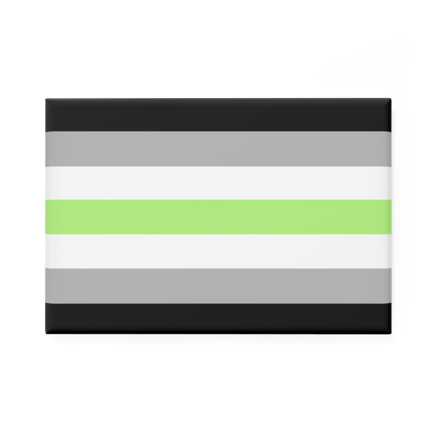 Button Magnet, Agender Pride Flag