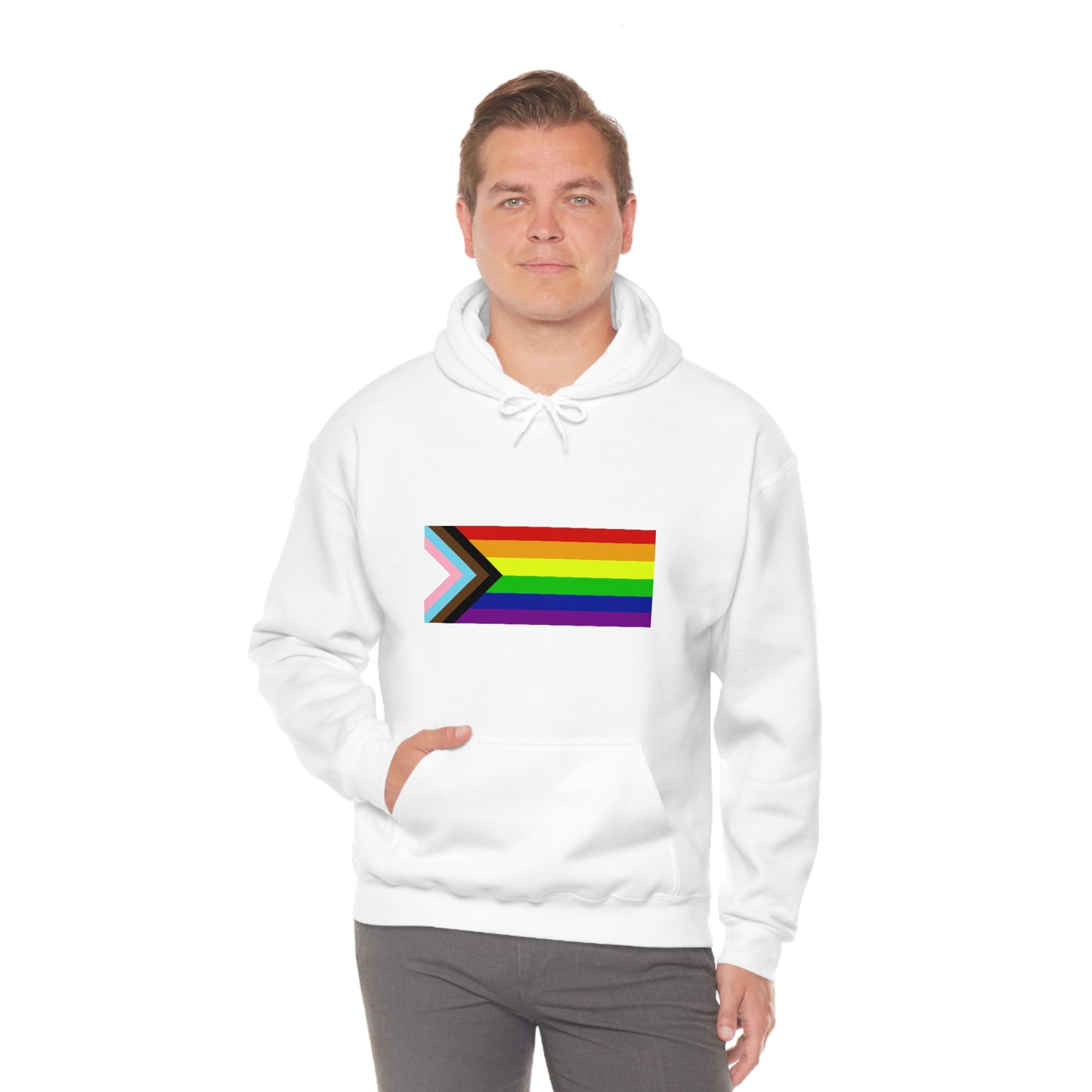 Progress Pride Flag Hooded Sweatshirt