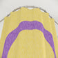 Intersex Flag Shower Curtain, pencil crayon colours