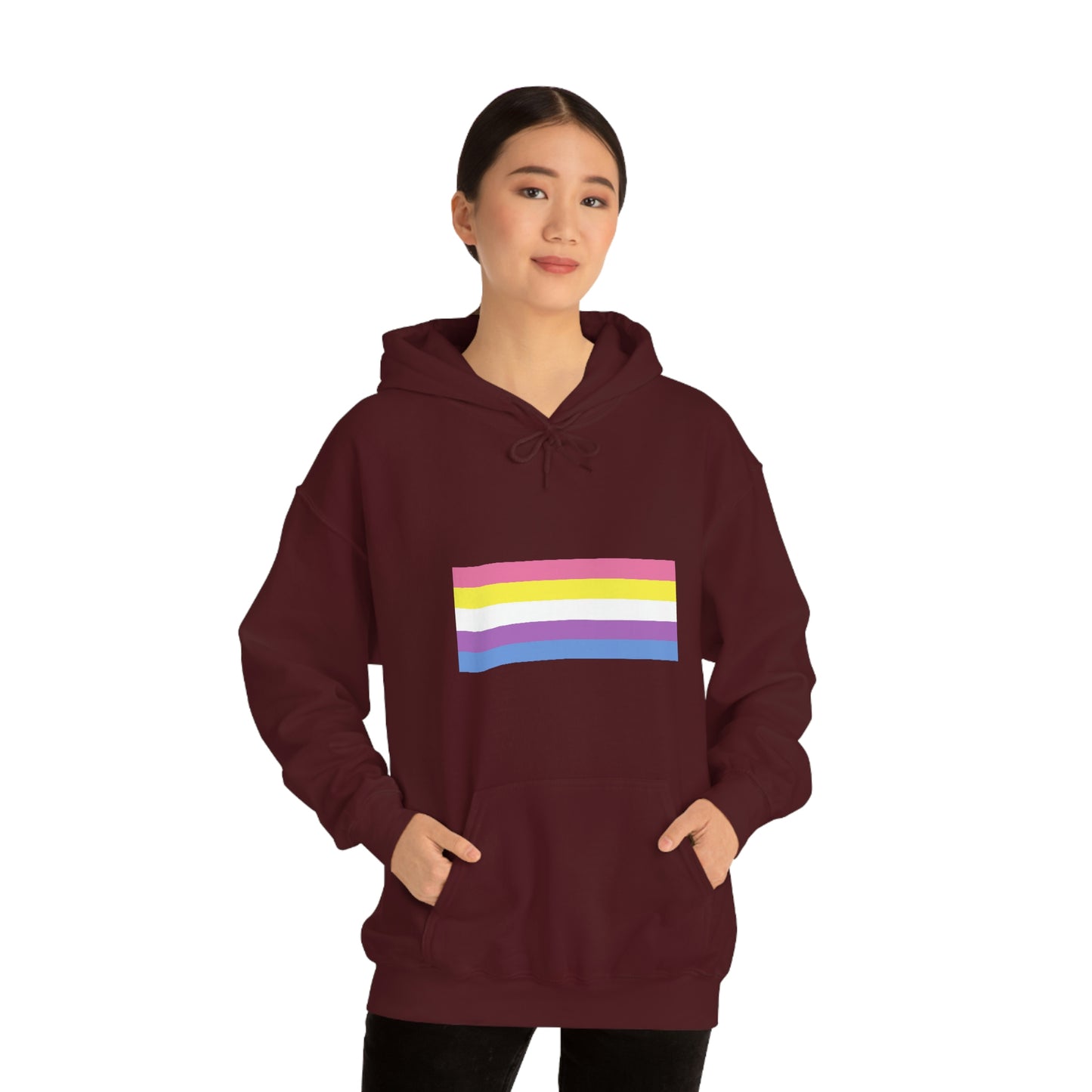 Bigender Flag Hooded Sweatshirt