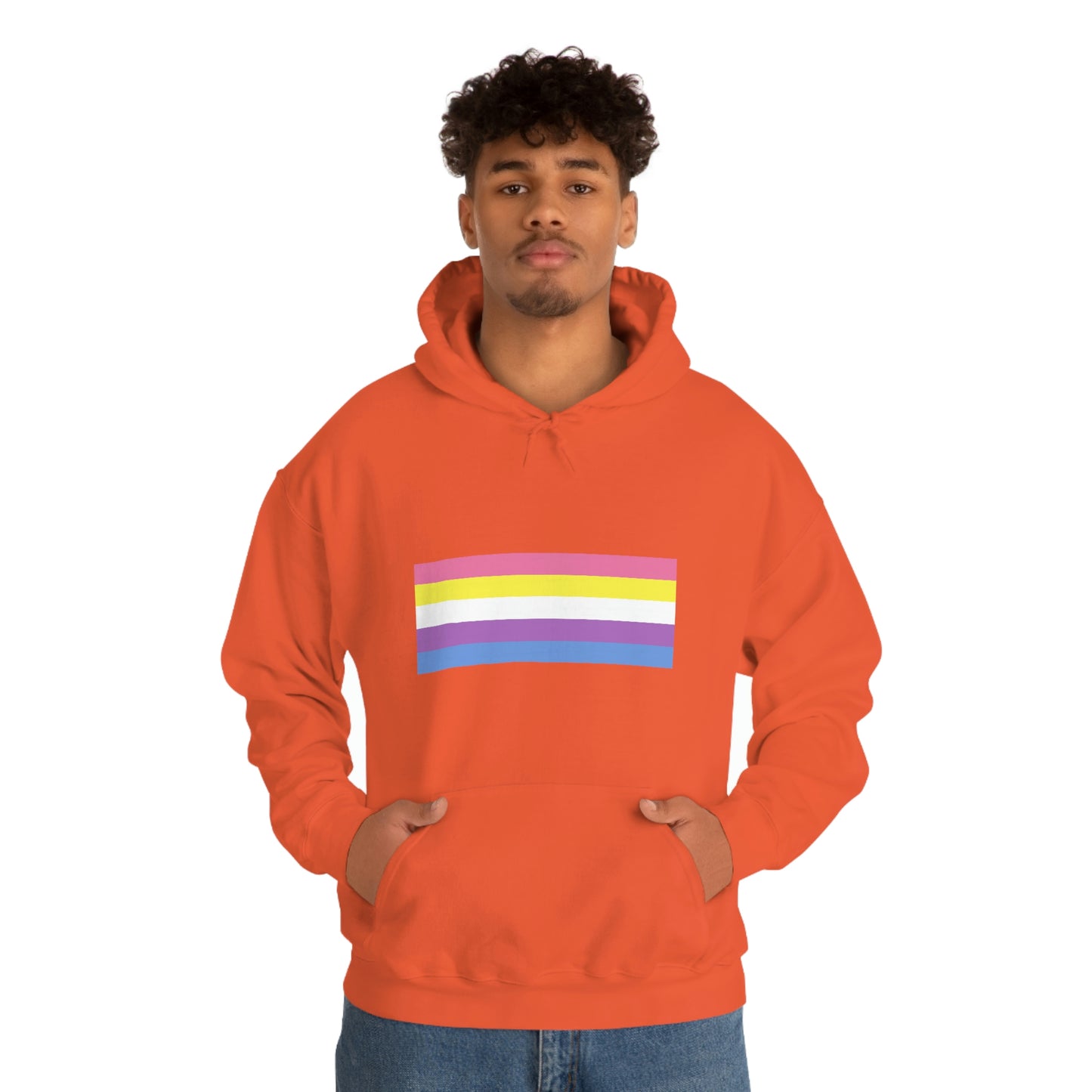 Bigender Flag Hooded Sweatshirt